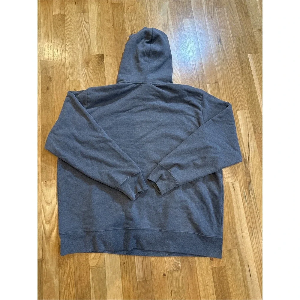 The North Face Heavy Hoodie Men's XXL Gray Since 1968 Pullover Sweatshirt